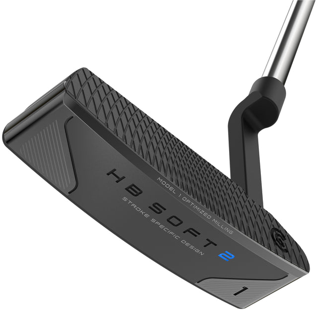 Cleveland HB Soft 2 Black Putter, 1 Plumber's Neck, Rechtshand - Golflaedchen.de