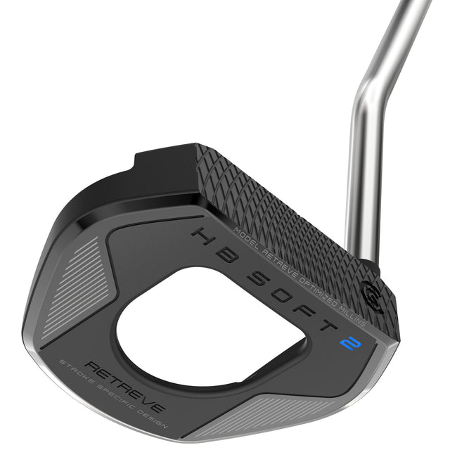 Cleveland HB Soft 2 Black Putter, Retrieve, Single Bend, Rechtshand - Golflaedchen.de