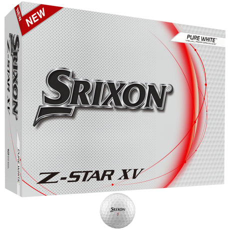 Srixon Z-Star XV Golfbälle, Weiß, 12 Stück - Golflaedchen.de