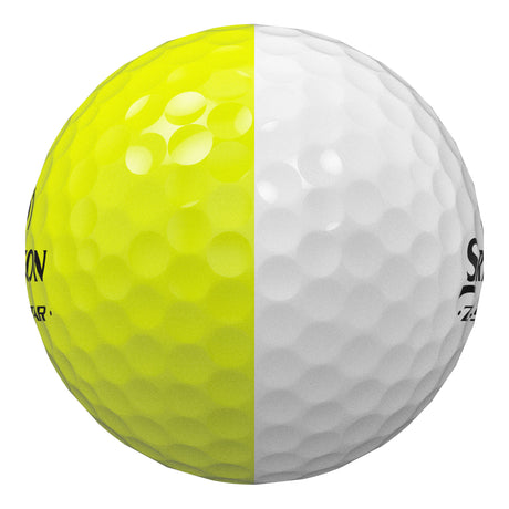Srixon Z-Star Divide Golfbälle,Weiß / Gelb, 12 Stück - Golflaedchen.de