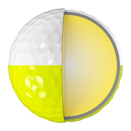 Srixon Z-Star Divide Golfbälle,Weiß / Gelb, 12 Stück - Golflaedchen.de