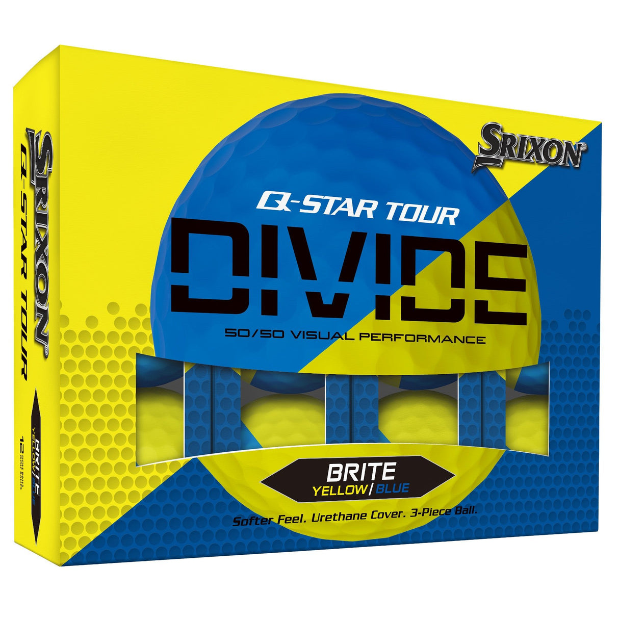 Srixon 2025 Q - Star Tour Divide Golfbälle, 12 Stück - Golflaedchen.de