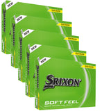 Srixon 2026 Soft Feel Golfbälle, Gelb, Vorteilspack, 60 Stück