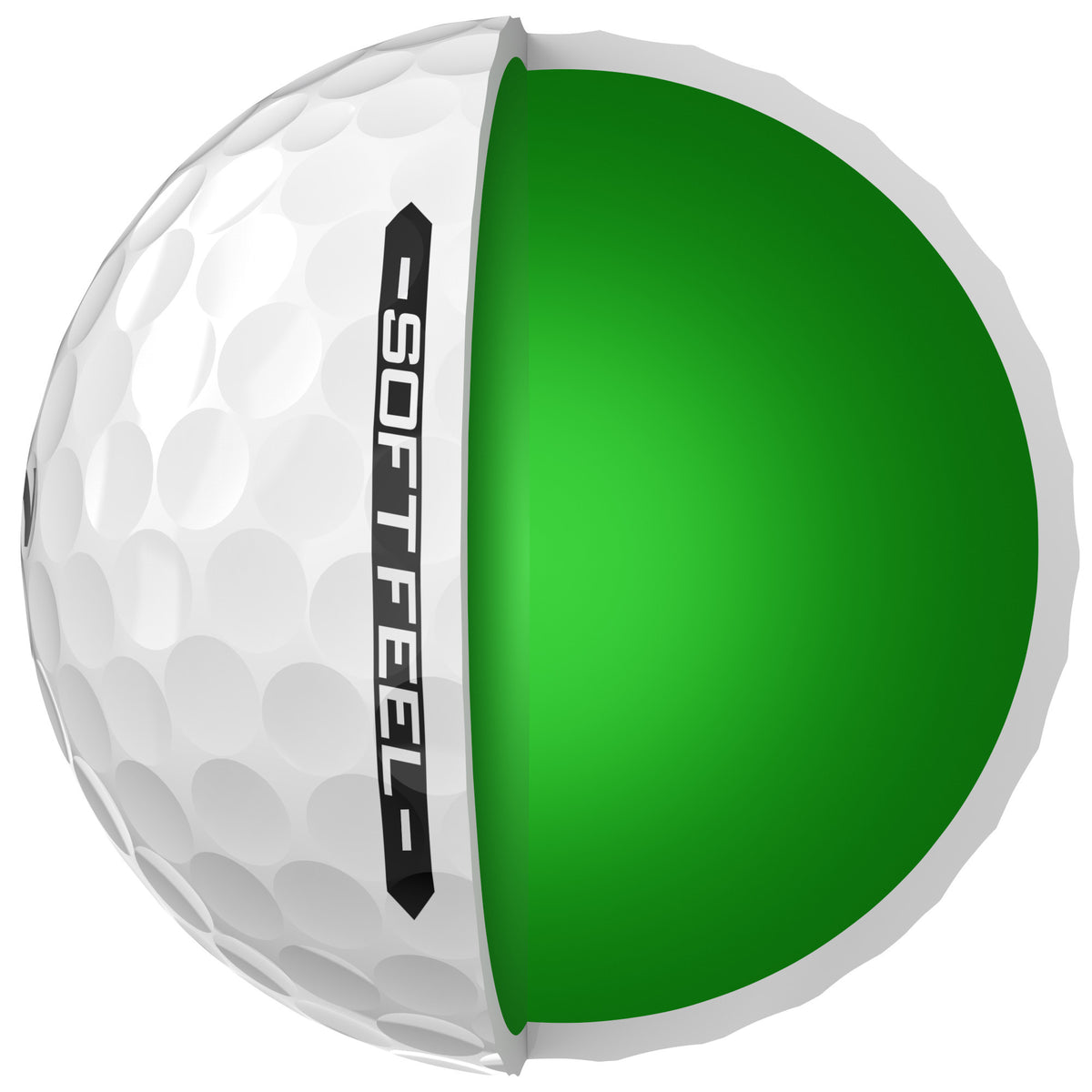 Srixon 2026 Soft Feel Golfbälle, Gelb, Vorteilspack, 60 Stück