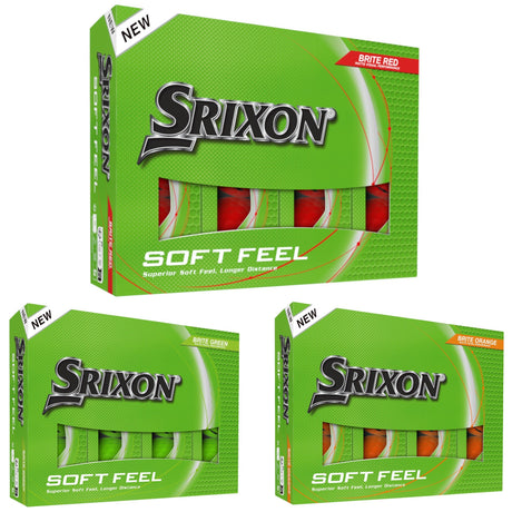 Srixon 2026 Soft Feel Brite Golfbälle, 12 Stück - Golflaedchen.de