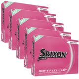 Srixon 2026 Soft Feel Damen Golfbälle, Weiß, Vorteilspack, 60 Stück