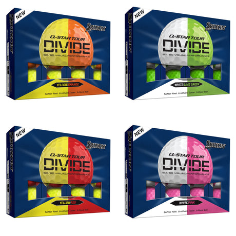 Srixon 2026 Q - Star Tour Divide Golfbälle, 12 Stück - Golflaedchen.de