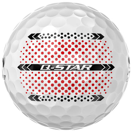 Srixon 2026 Q - Star UltiSpeed Trackline Golfbälle, Weiß, 12 Stück - Golflaedchen.de