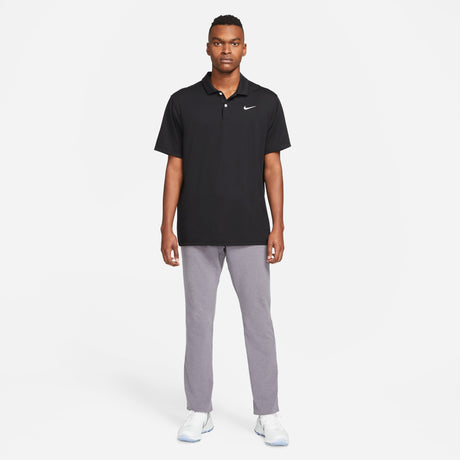 Nike Essential Polo, Schwarz / Weiß - Golflaedchen.de