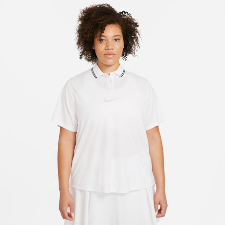 Nike Golf Victory Damen Polo, Weiß - Golflaedchen.de