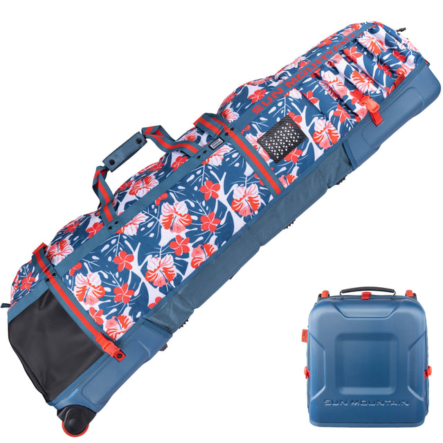Sun Mountain KUBE Travelcover / Golf Reisetasche, Spuce / Tropic / Poppy - Golflaedchen.de