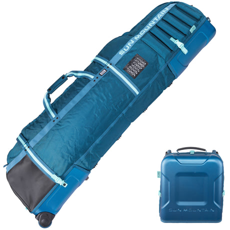 Sun Mountain 2026 KUBE Travelcover / Golf Reisetasche, Blue / Spruce / Waterfall - Golflaedchen.de