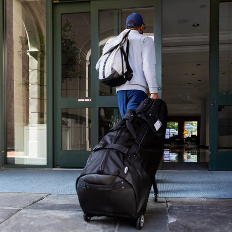 Sun Mountain Club Glider Meridian Travelcover / Golf Reisetasche, Blau / Grau / Schwarz - Golflaedchen.de