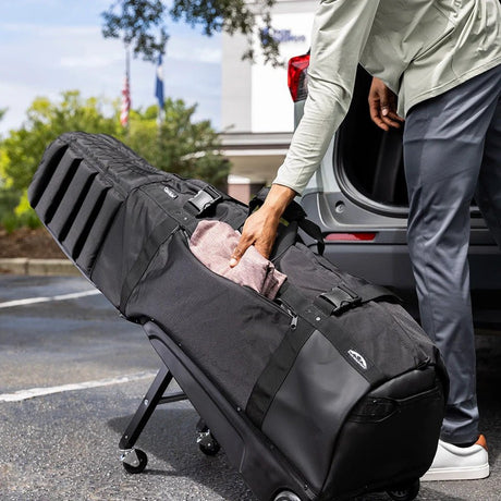 Sun Mountain Club Glider Meridian Travelcover / Golf Reisetasche, Navy / Schwarz - Golflaedchen.de