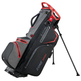Bennington 2025 Zone 14 Waterproof Standbag, Black / Canon Grey / Red - Golflaedchen.de