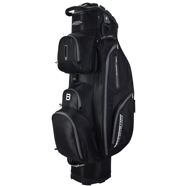 Bennington 2024 Quiet Organizer 14 (QO 14) Water Resistant Cartbag, Schwarz - Golflaedchen.de