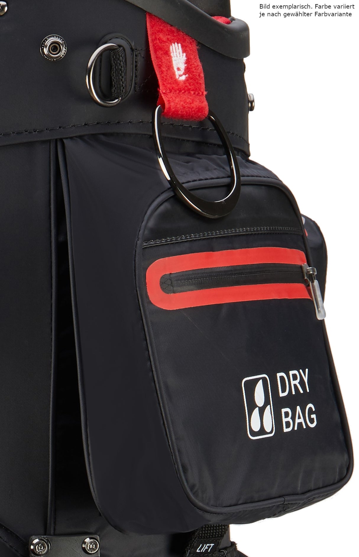 Bennington Select 360° Series Quiet Organizer 9 (QO 9) Waterproof Cartbag, Schwarz, +2 Inch höher - Golflaedchen.de