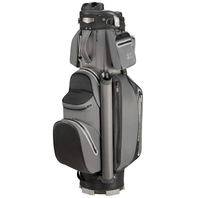 Bennington Select 360° Series Quiet Organizer 9 (QO 9) Waterproof Cartbag, Grau / Schwarz - Golflaedchen.de
