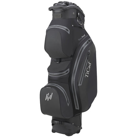 TiCad 2026 QO 14 Premium Waterproof Cartbag, Schwarz - Golflaedchen.de