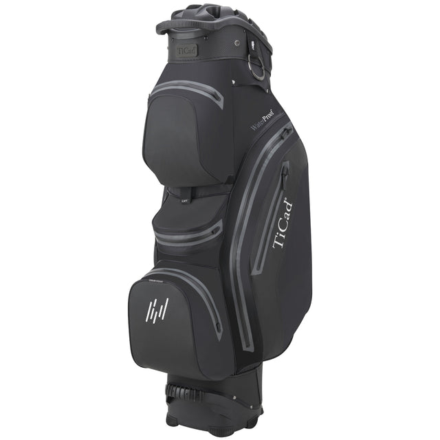TiCad 2026 QO 14 Premium Waterproof Cartbag, Schwarz - Golflaedchen.de
