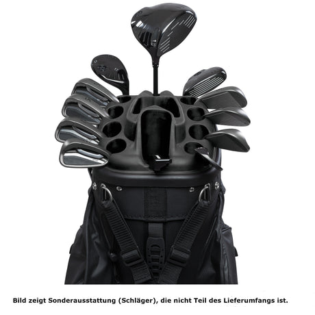 TiCad 2026 QO 14 Premium Waterproof Cartbag, Schwarz - Golflaedchen.de