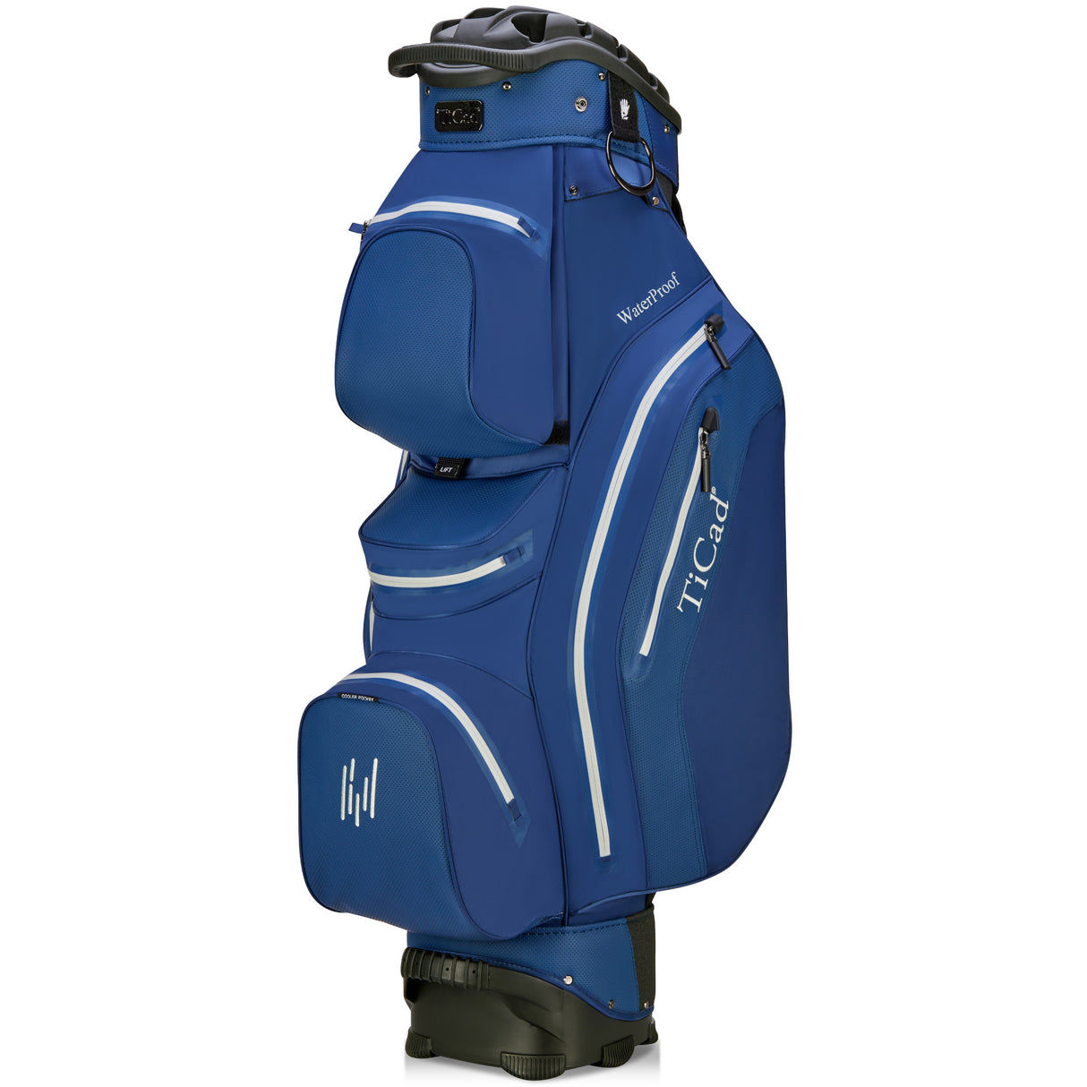 TiCad 2026 QO 14 Premium Waterproof Cartbag, Navy - Golflaedchen.de