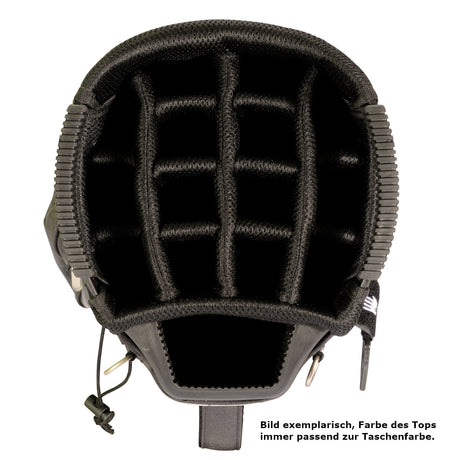 TiCad 2026 FO Premium Waterproof Cartbag, Grau / Schwarz - Golflaedchen.de