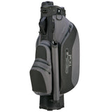 TiCad QO 9 Premium Waterproof Cartbag, Grau / Schwarz - Golflaedchen.de