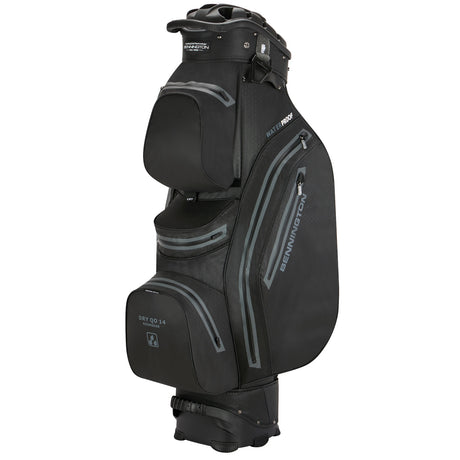 Bennington 2026 DRY Quiet Organizer 14 (QO 14) Waterproof Cartbag, Schwarz - Golflaedchen.de