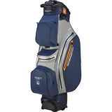 Bennington DRY Quiet Organizer 14 (QO 14) Waterproof Cartbag, Navy / Silbergrau / Orange - Golflaedchen.de