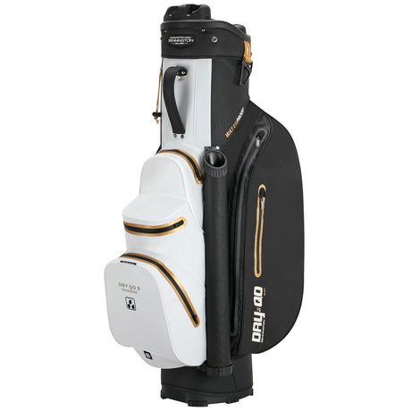 Bennington 2026 DRY Quiet Organizer 9 (QO 9) Waterproof Cartbag, Black / White / Gold - Golflaedchen.de