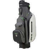 Bennington 2025 DRY Quiet Organizer 9 (QO 9) Waterproof Cartbag, Canon Grey / White / Lime - Golflaedchen.de