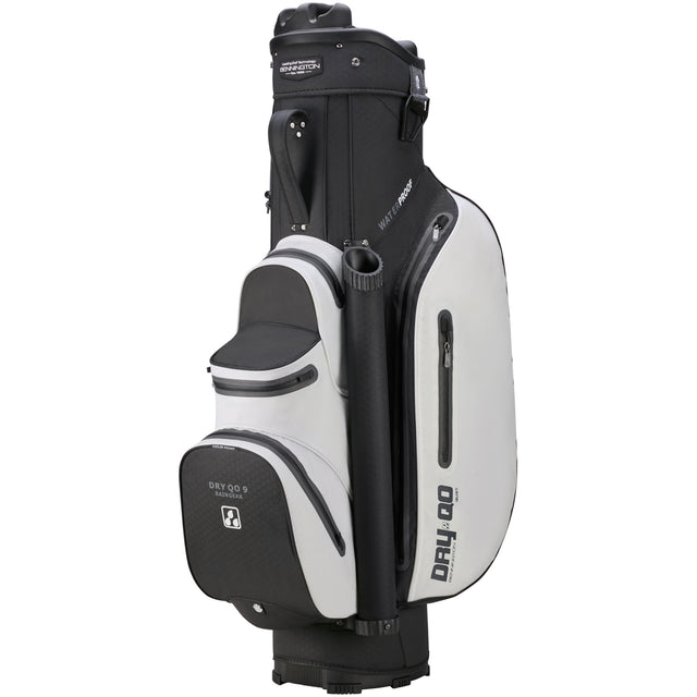 Bennington 2025 DRY Quiet Organizer 9 (QO 9) Waterproof Cartbag, White / Black - Golflaedchen.de