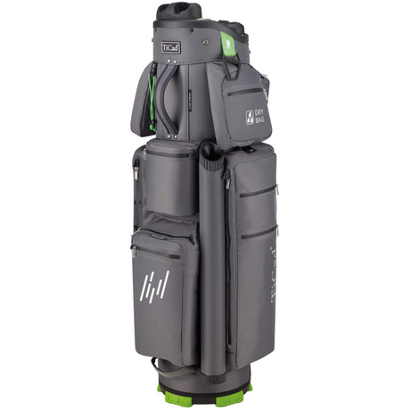 TiCad QO9 Classic 2026 Waterproof Cartbag, Dunkelgrau - Golflaedchen.de