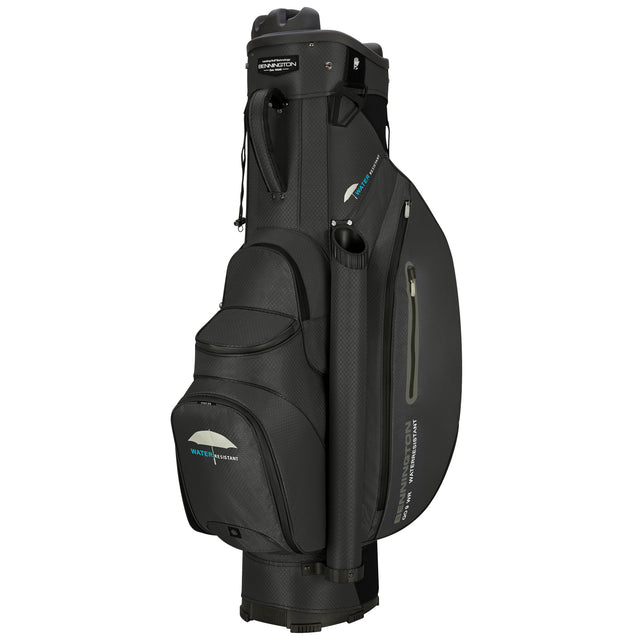 Bennington 2026 Quiet Organizer 9 (QO 9) Water Resistant Cartbag, Schwarz, +2 inch höher - Golflaedchen.de