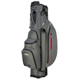 Bennington 2026 Quiet Organizer 9 (QO 9) Water Resistant Damen Cartbag, Grau / Schwarz / Pink - Golflaedchen.de