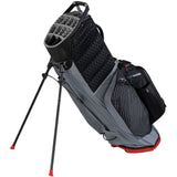 Sun Mountain 2026 H2NO 14 - Way Waterproof Hybrid Standbag, Nickel / Black / Red - Golflaedchen.de