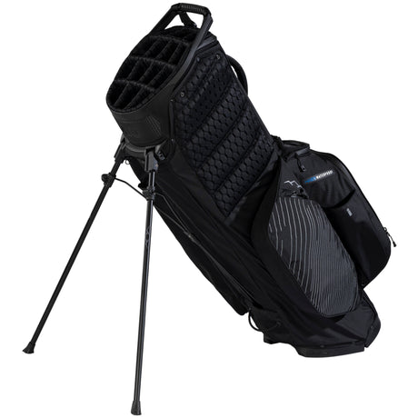 Sun Mountain 2026 H2NO 14 - Way Waterproof Hybrid Standbag, Black / Steel - Golflaedchen.de