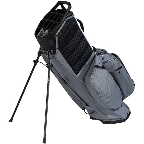 Sun Mountain 2026 H2NO 14 - Way Waterproof Hybrid Standbag, Nickel / White / Black - Golflaedchen.de