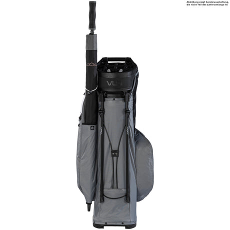 Sun Mountain 2026 H2NO 14 - Way Waterproof Hybrid Standbag, Nickel / White / Black - Golflaedchen.de