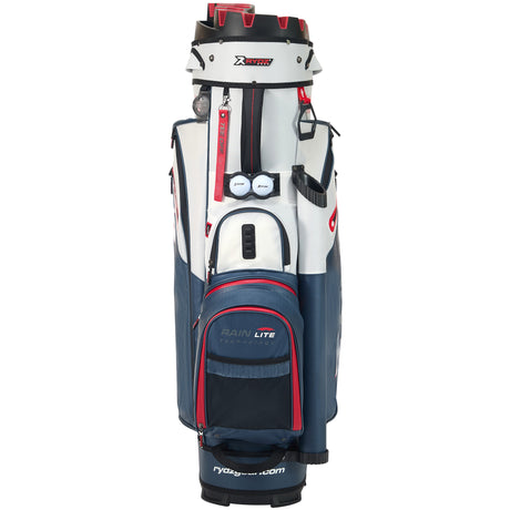 Rydz Gear Lucky Nine Silencer Cartbag, Navy / Weiß / Rot - Golflaedchen.de