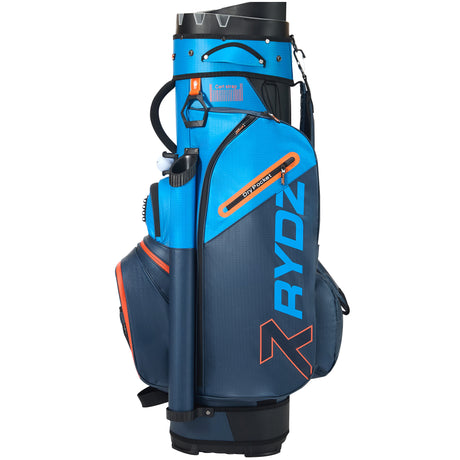 Rydz Gear Lucky Nine Silencer Cartbag, Blau / Navy / Orange - Golflaedchen.de