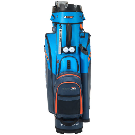 Rydz Gear Lucky Nine Silencer Cartbag, Blau / Navy / Orange - Golflaedchen.de