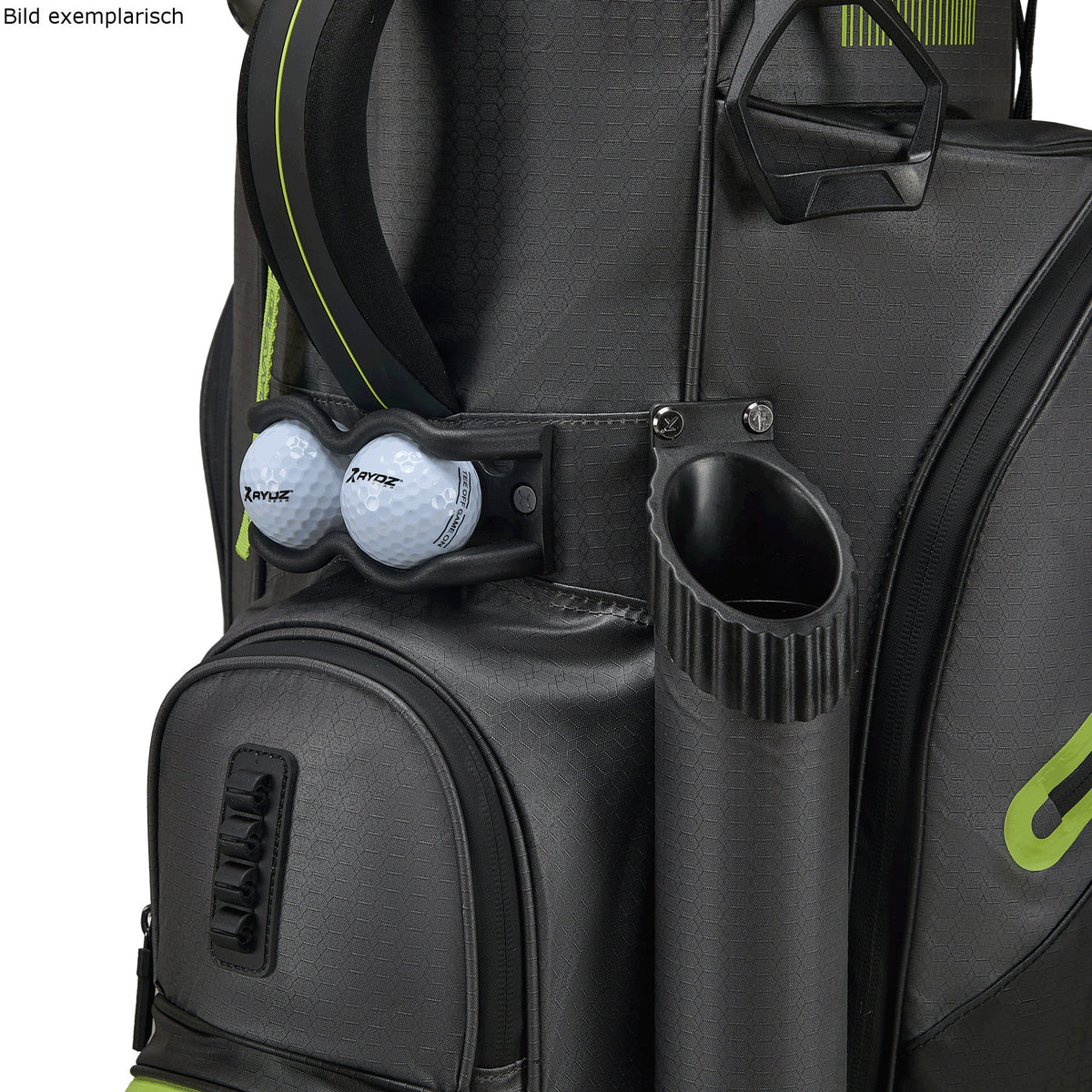 Rydz Gear Lucky Nine Silencer Cartbag, Navy / Silbergrau - Golflaedchen.de