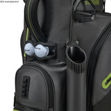 Rydz Gear Lucky Nine Silencer Damen Cartbag, Anthrazit / Grau / Pink - Golflaedchen.de
