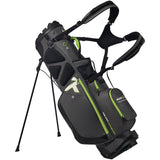 Rydz Gear Quiet Organizer 9 (QO9) Hybrid Standbag, Anthrazit / Grün - Golflaedchen.de