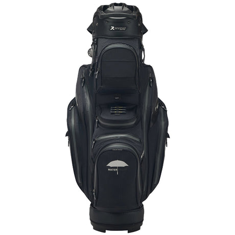 Rydz Gear Navigator QO14 Waterproof Cartbag, Schwarz, Oversize (+2 inch höher) - Golflaedchen.de