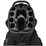 Rydz Gear Navigator QO14 Waterproof Cartbag, Schwarz / Grau / Rot