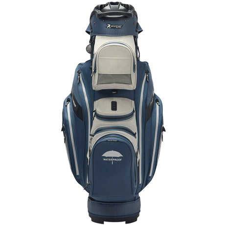Rydz Gear Navigator QO14 Waterproof Cartbag, Navy / Silbergrau - Golflaedchen.de