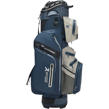 Rydz Gear Navigator QO14 Waterproof Cartbag, Navy / Silbergrau - Golflaedchen.de